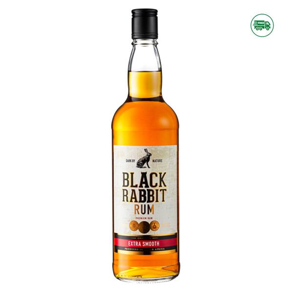 Natures Own Black Rabbit Rum 750ml Free Shipping