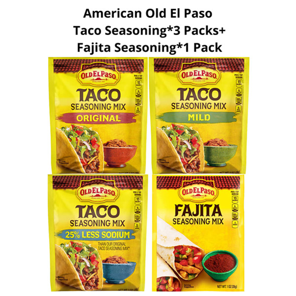 Original Taco Seasoning Mix - Mexican Dishes - Old El Paso
